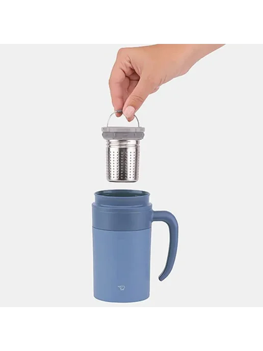 Матермос Zojirushi SE-KAE48 AZ 0.48 л с ситечком синий, 480 мл, фото 8