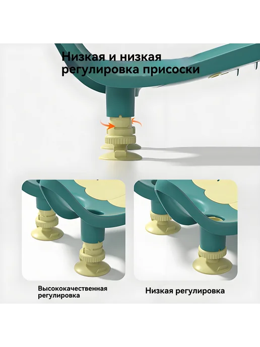 Горка для купания новорожденных, подмывания зеленый, зеленый, фото 4