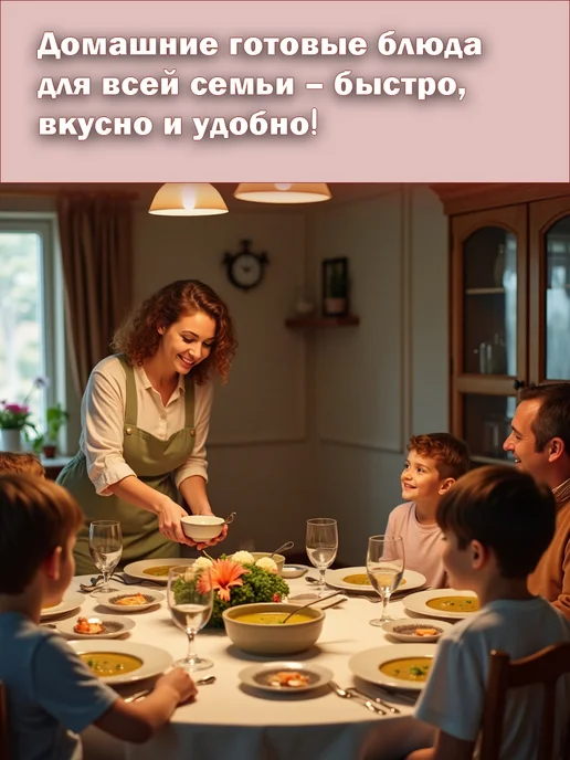AMENOOR Фасолевый суп быстрого приготовления — 2 упаковок по 350 г, 350 г, в упаковке 800 г, фото 5