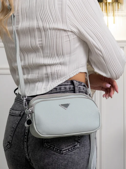 Elegant bag Сумка через плечо, голубой, фото 8
