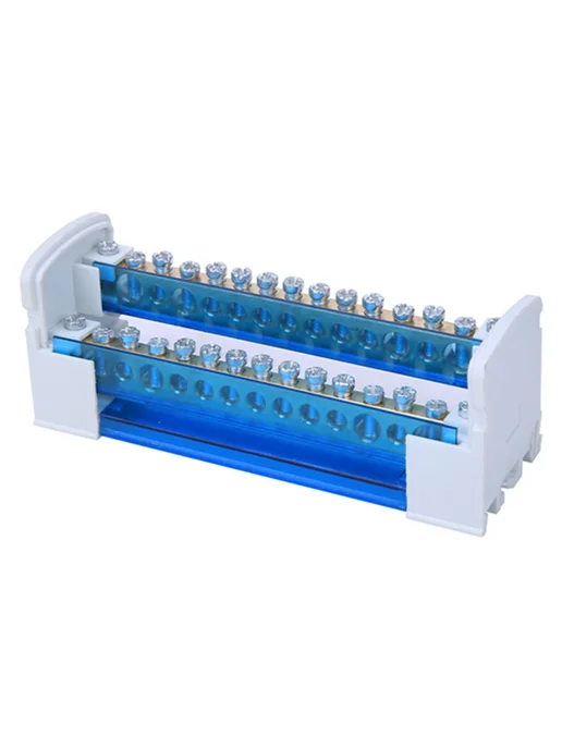 Клеммная колодка 215 двухуровневая для DIN-рейки 2x15, 2x15, фото 5