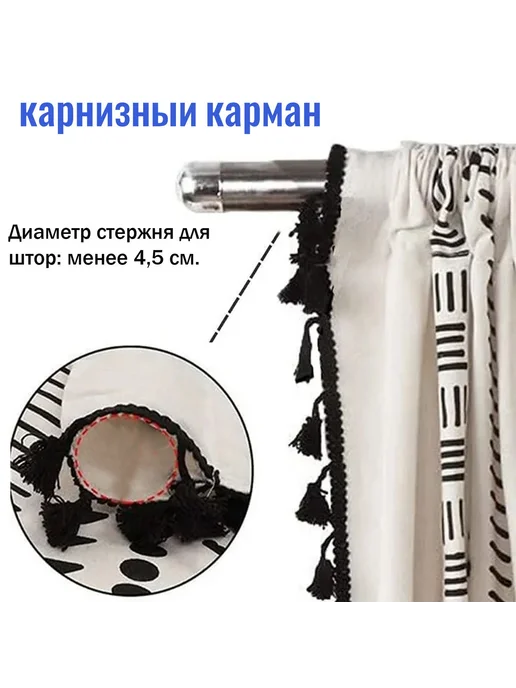 Штора 220 см х 150 см Голубая картина маслом 220x150, 220x150, фото 2