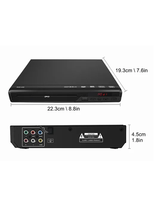 Домашний HD DVD плеер Черный, черный, фото 7