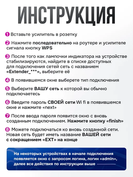 Усилитель wifi беспроводной, вариант, фото 6