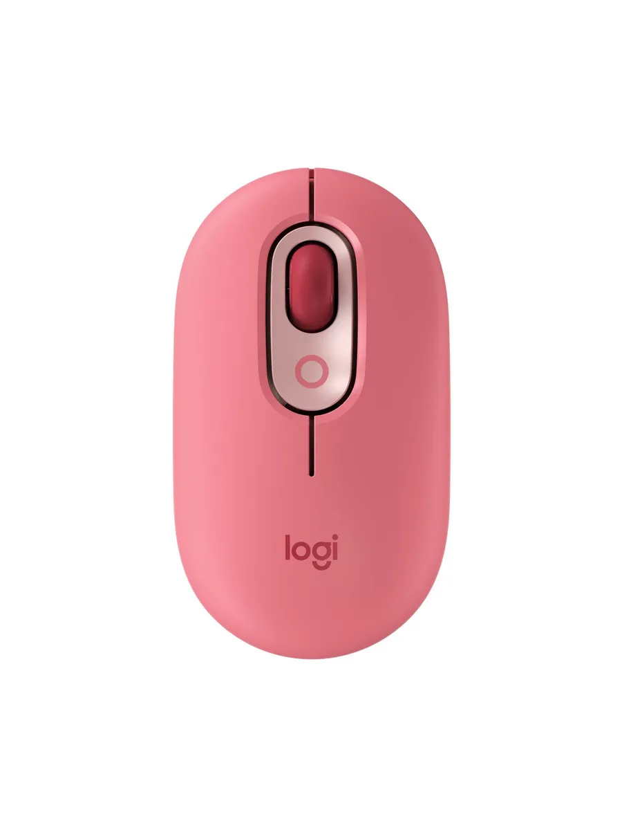 Мышь беспроводная Logitech POP розовая 4000 dpi Розовый