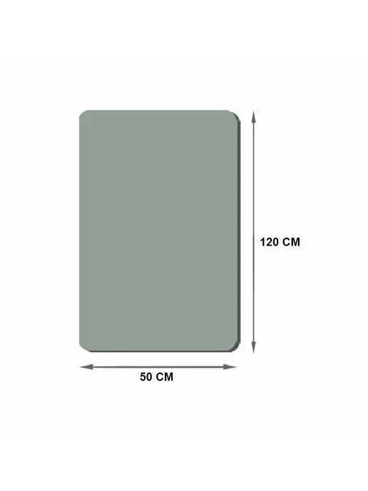 Настольное покрытие из искусственной кожи 50x120 синий, 50x120, фото 2