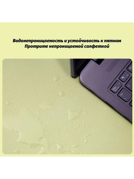 Настольное покрытие из искусственной кожи 40X120 черный, 40x120, фото 6