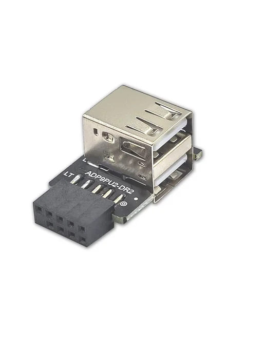 USB 2 0 9-контактный Разъем 2 Порта A Адаптер Конвертер, вариант