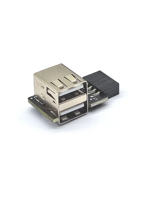 USB 2 0 9-контактный Разъем 2 Порта A Адаптер Конвертер, вариант, фото 6
