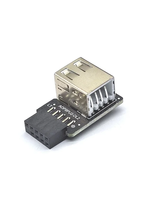 USB 2 0 9-контактный Разъем 2 Порта A Адаптер Конвертер, вариант, фото 7