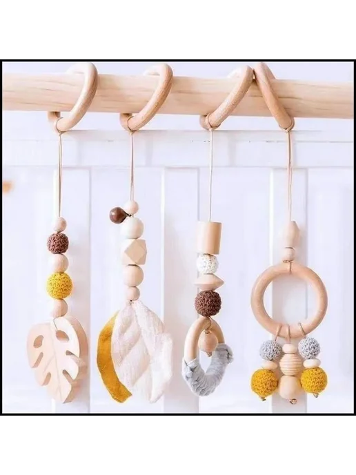 Подвесные игрушки-колокольчики зеленый, зеленый, фото 4