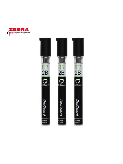 Zebra Грифель 0 7 мм твердость 2B (2 Мягкий) 0 7-2B, вариант