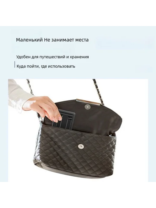 Подставка для телефона настольная держатель черный, черный, фото 7