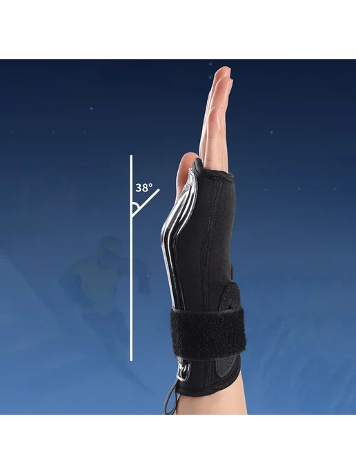 Защита горнолыжная сноубордическая Черный Размер L, черный, фото 2