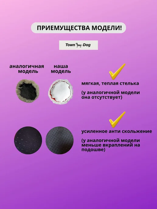Обувь для собак для защиты лап S+ красный, красный, фото 5