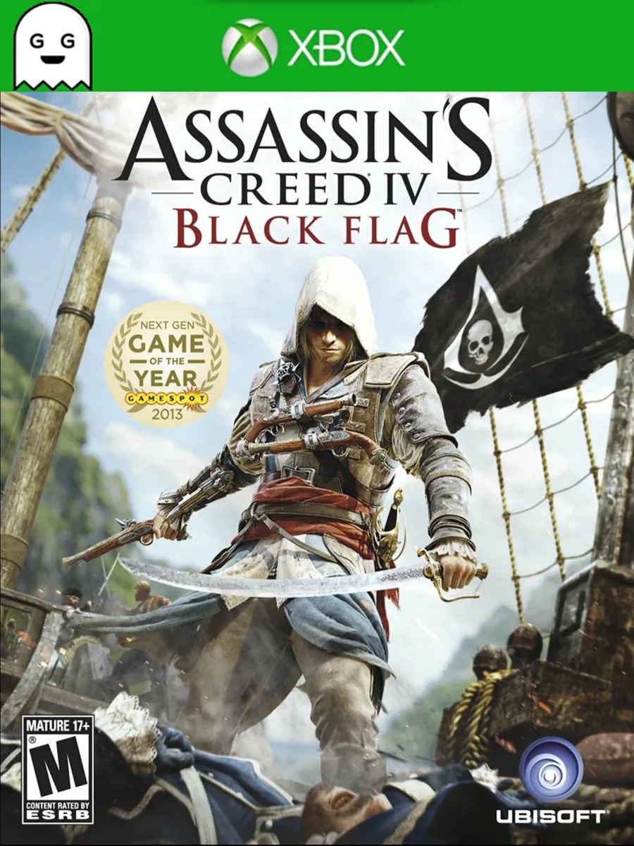 Игра Assassin's Creed IV Black Flag, Код Ключ One Series X S