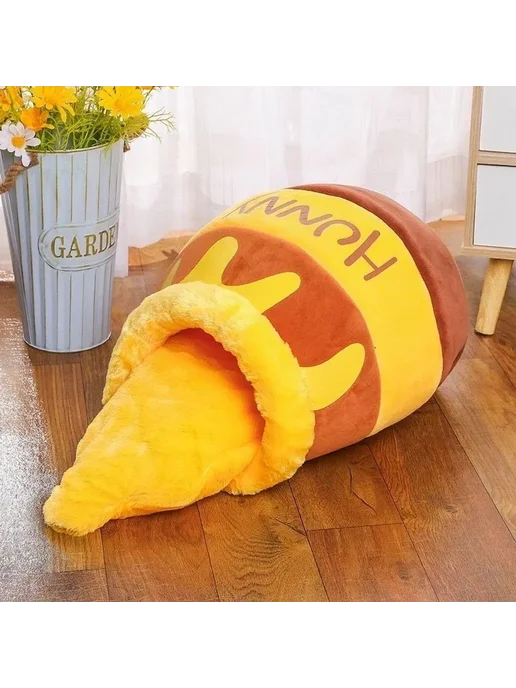 Мягкий домик для кошек Бочонок меда 35*25*25, 35x25x25, фото 7