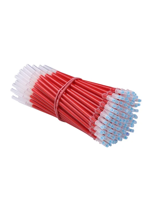 50 шт стержни для ручек нейтральные красные 50Pcs, 50 шт, 50 шт, фото 2