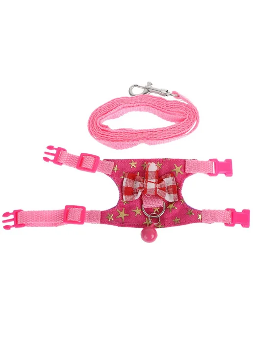 Шлейка-колокольчик Little Pet-Gold Stars-S S, вариант