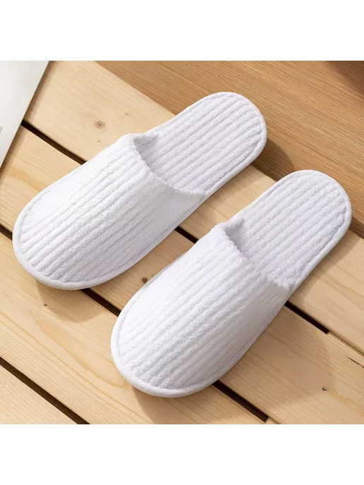 Тапочки махровые одноразовые для солярия 10 шт, 10 шт, фото 3