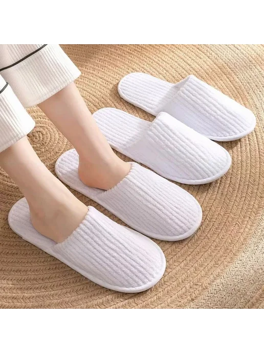 Тапочки махровые одноразовые для солярия 10 шт, 10 шт, фото 4