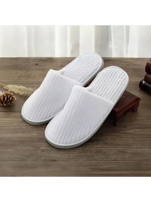 Тапочки махровые одноразовые для солярия 10 шт, 10 шт, фото 6