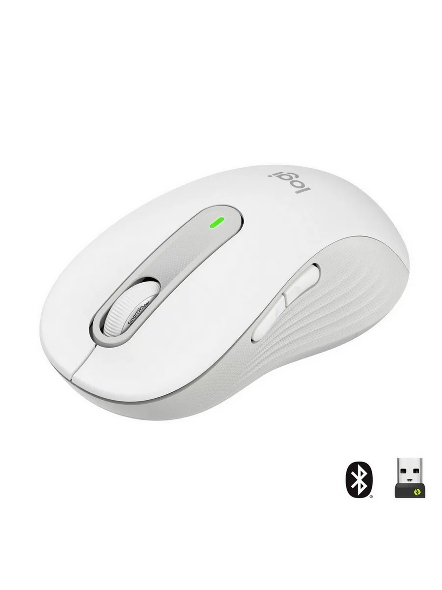 Беспроводная мышь Logitech Signature M650 белый