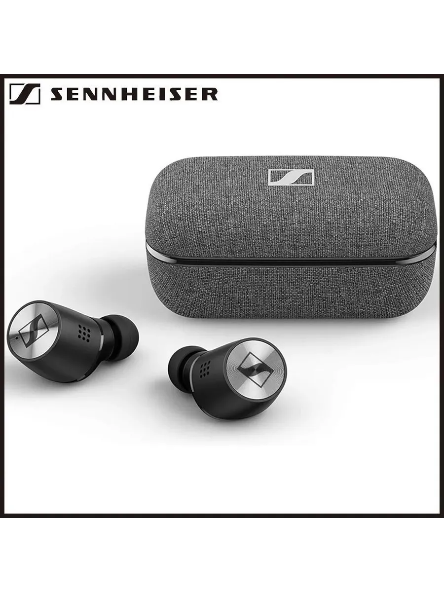 Sennheiser Наушники беспроводные с микрофоном Bluet Черный