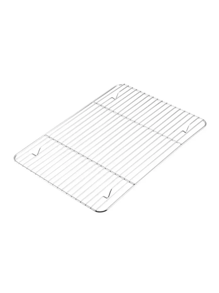 Коврик для выпечки 31 * 24cm решетка 304 # белый