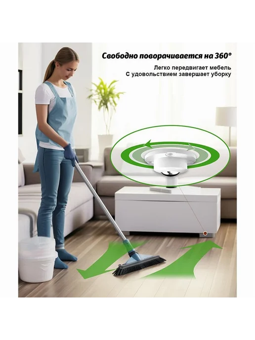 Мини-ролики самоклеящиеся поворотные 360° для пр 4шт Черные, 4 шт, 4 шт, фото 4