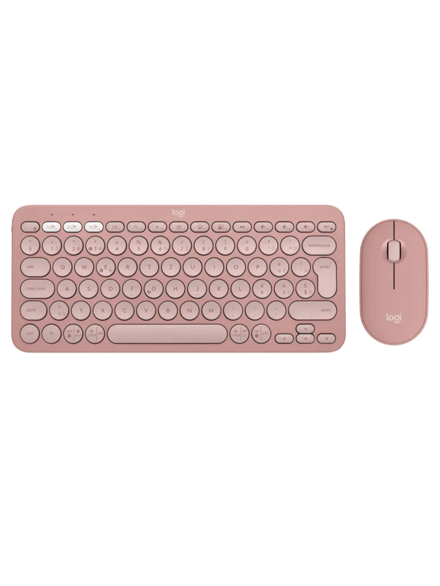 Logitech PEBBLE 2 беспроводная клавиатура и светло-розовый 409209346 купить за 7 856 ₽ в интернет‑магазине Wildberries