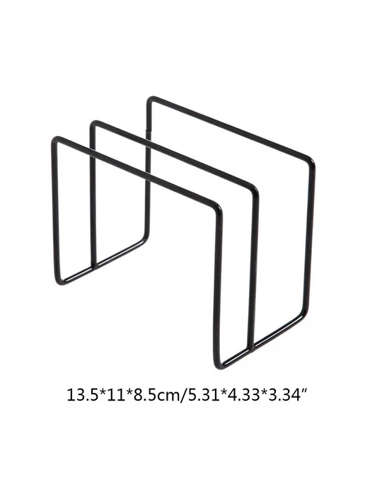 Полка настенная для кухни 12x15x10 черная, 12x15x10, фото 3
