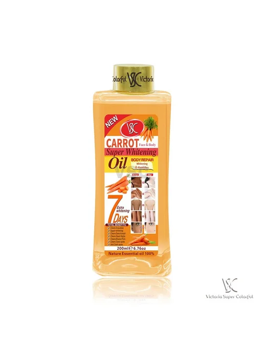 Масло для массажа тела Морковное масло 200ml аромат морковь, 200 мл