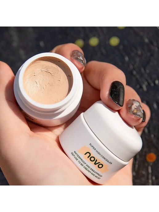 Консилер NOVO водостойкий увлажняющий Цвет 3, вариант, фото 6