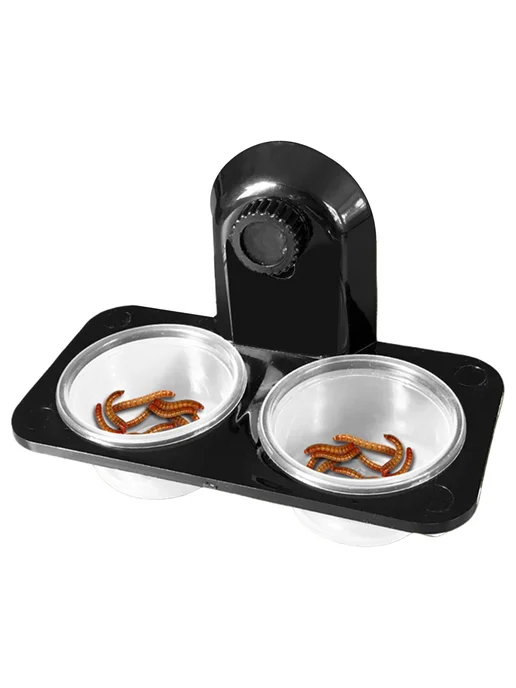 Миска для корма рептилий Черный, черный, фото 2
