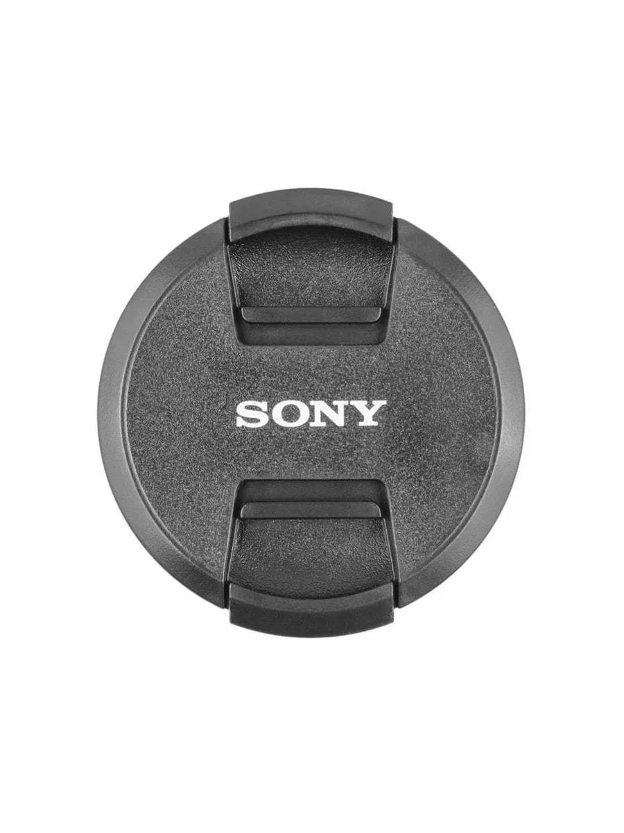 Крышка объектива с надписью Sony FE 35 мм F2.8 ZA 49mm