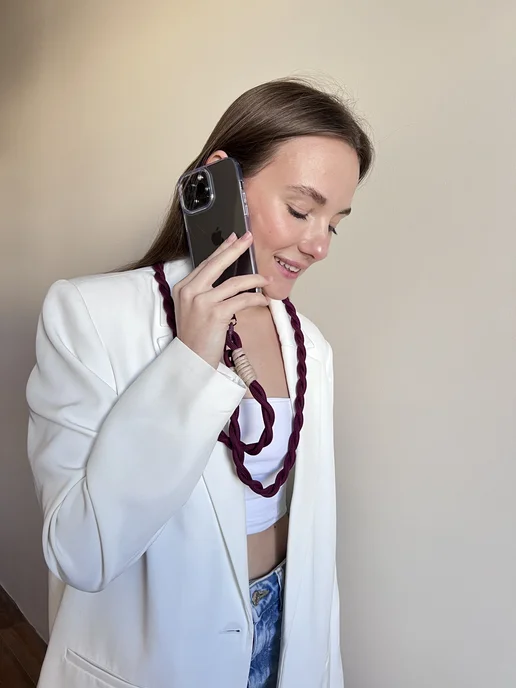 Artcase Шнурок для телефона на шею, фиолетовый, фото 5