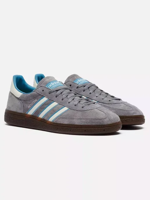 adidas gazelle silver green womens Duck blue navy main image 1