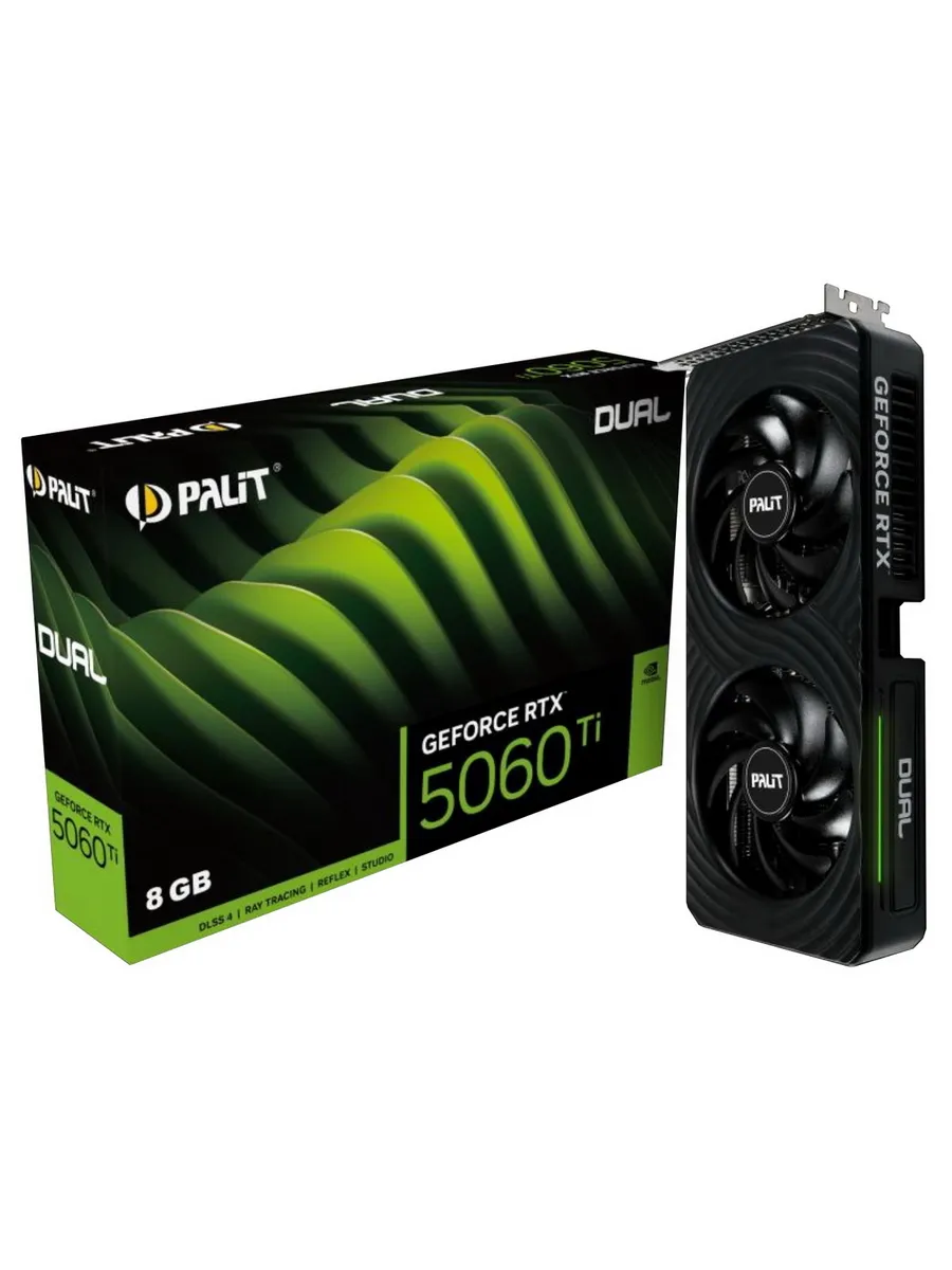 Видеокарта RTX 5060 Ti 8 ГБ RTL (NE7506T019P1-GB2062D) Palit 409847010 купить в интернет‑магазине Wildberries