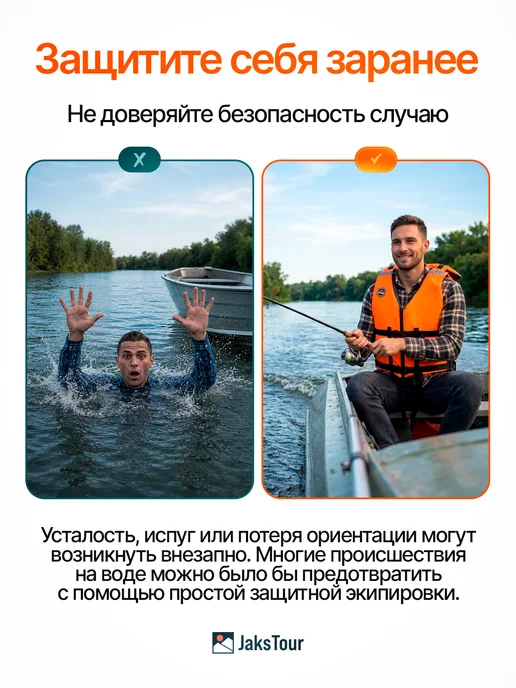 JaksTour Спасательный Жилет для плавания, черный, фото 3