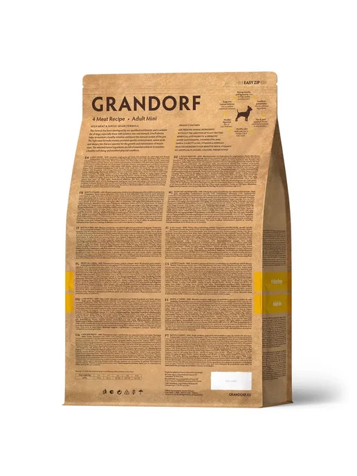 Сухой корм Grandorf' Вида для собак, взрослые, мелкие, мясо, 8 кг, фото 2