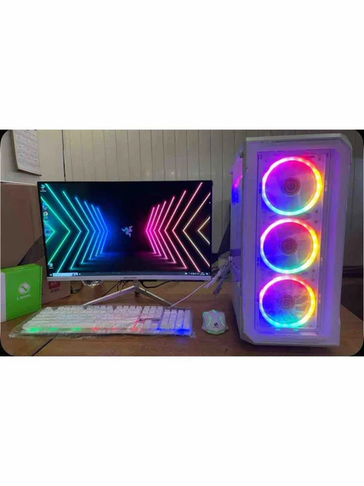 Asus Игровой компьютер в сборе Core i7, белый, фото 3