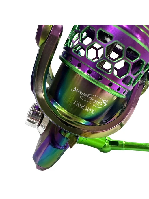 РыбалкаТуризм Катушка 3000 ERAFISHING "LA18-FS" 6+1, фиолетовый, фото 4