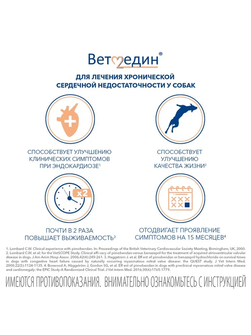 АВЗ Ветмедин S для собак, 1,25 мг, таблетки, № 50, вариант, фото 4