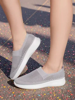 Слипоны летние текстильные