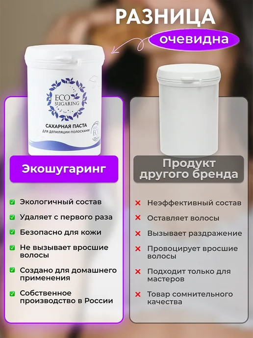 Ecosugaring Воск набор для депиляции и эпиляции, вариант, фото 3