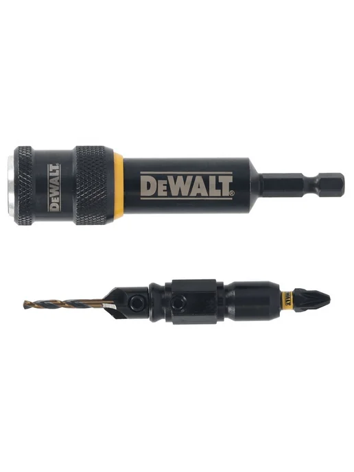 deWalt Быстросменный узел бита+ сверло с зенкером, желтый, фото 3