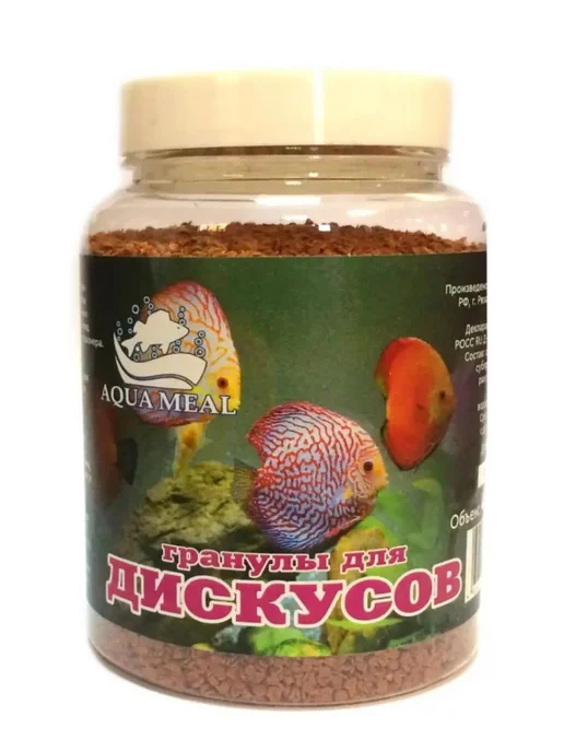 AquaMeal Корм для рыбок аквариумных гранулы для Дискусов сухой, вариант