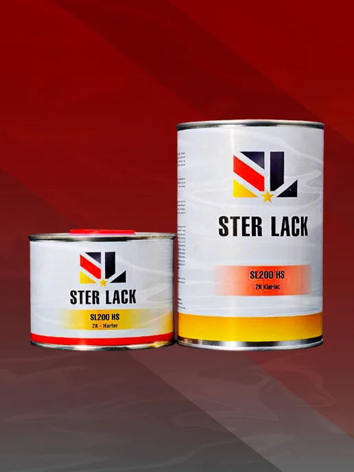 Kiwix Лак автомобильный STER LACK SL200 HS, 1л+0,5л, 1 л, 0,5 л, фото 6