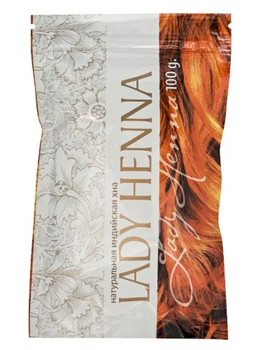 Lady Henna хна натуральная коричневая 100гр 3 шт, 100 г, 4 шт, фото 2